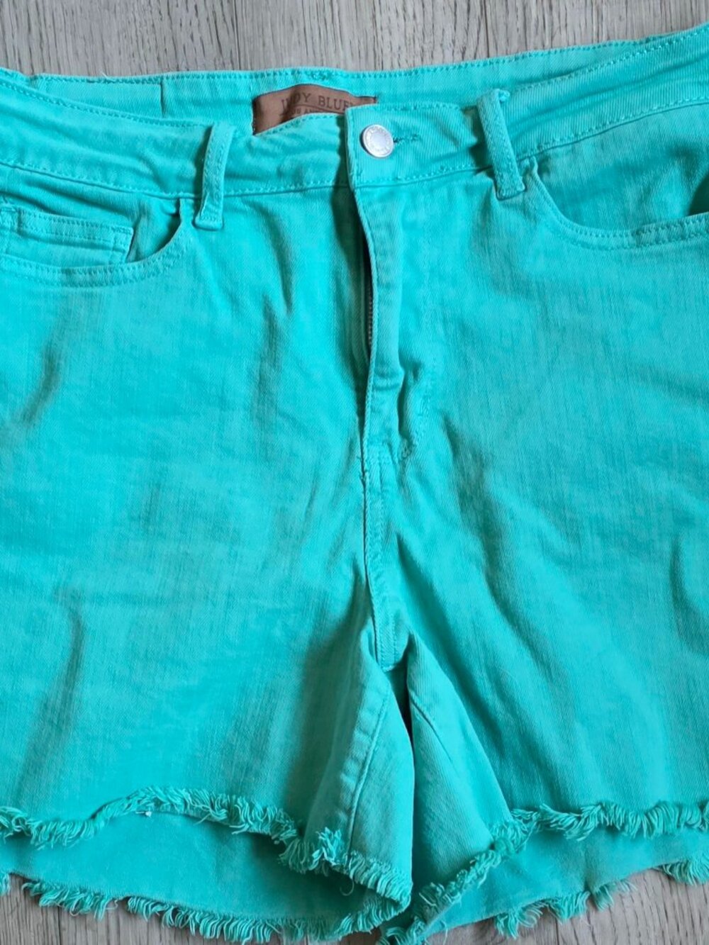 Judy Blue Aqua Denim Shorts
